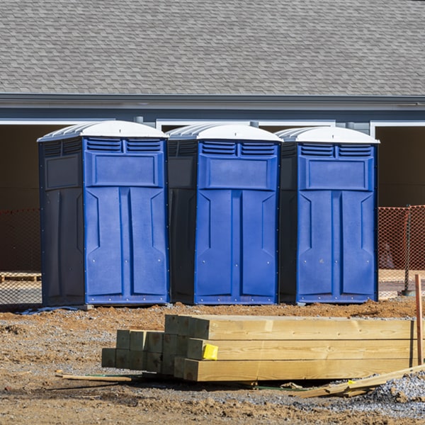 do you offer hand sanitizer dispensers inside the porta potties in Clayton DE